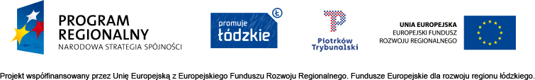Fundusze Europejskie dla rozwoju regionu łódzkiego.